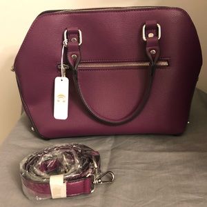 Charming charlie handbag with strap. Brand new!